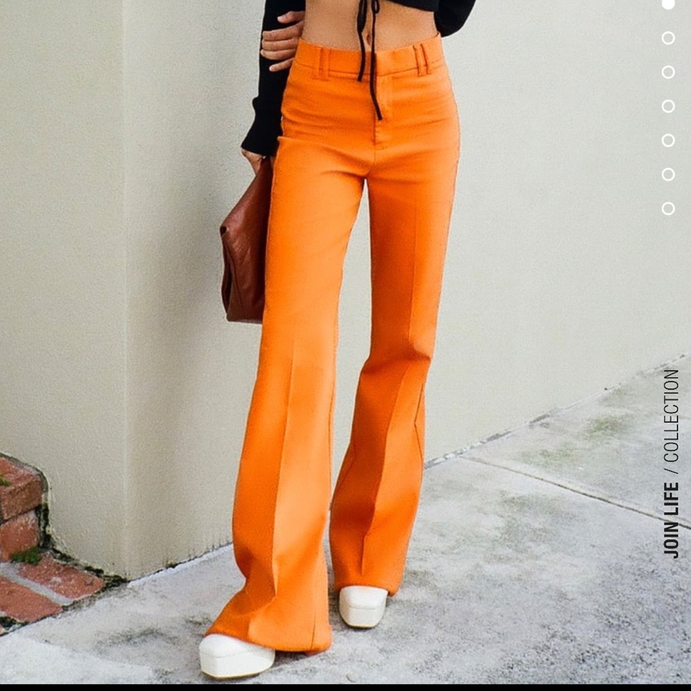 Zara flared pants.